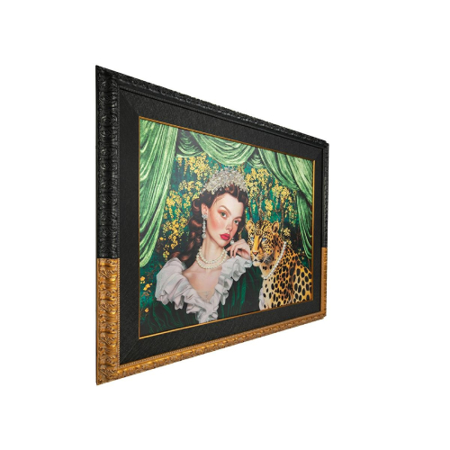 Obraz PEARLS LEOPARD 150x120 cm