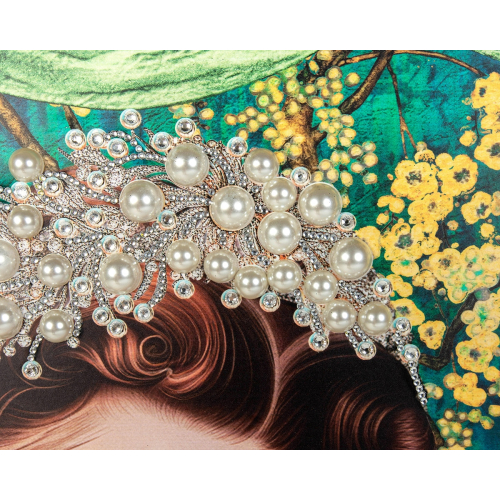 Obraz PEARLS LEOPARD 150x120 cm