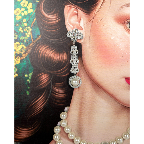 Obraz PEARLS LEOPARD 150x120 cm