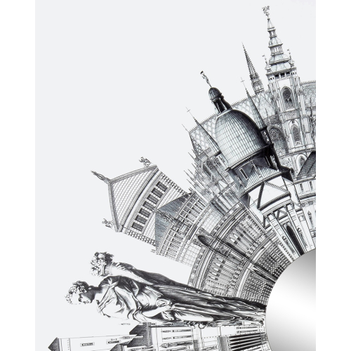 Obraz CRAZY WORLD 180x180 cm