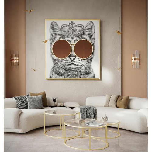 Obraz KING CAT 118x130 cm