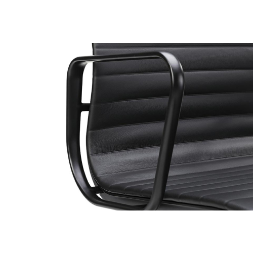 Fotel biurowy AERON PRESTIGE PLUS czarny - skóra naturalna, aluminium