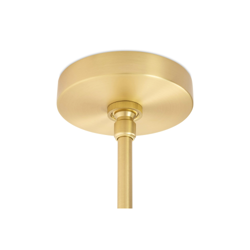 Lampa wisząca PLANETARIO 15 GOLD złota - klosze szronione