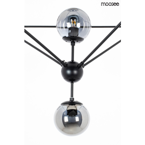 MOOSEE lampa wisząca ASTRIFERO 15 czarna