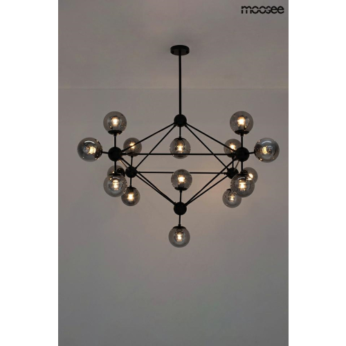 MOOSEE lampa wisząca ASTRIFERO 15 czarna