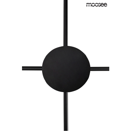 MOOSEE lampa ścienna SHADOW 4 CLOSE czarna