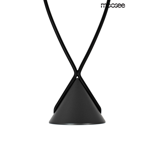 MOOSEE lampa wisząca ATLAS 3 czarna