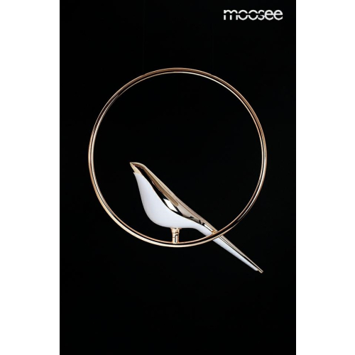 MOOSEE lampa wisząca BIRD złota