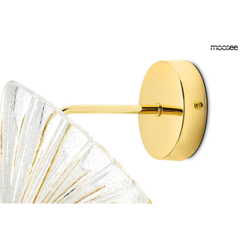 MOOSEE lampa ścienna BUTTERFLY M złota