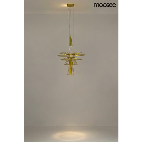 MOOSEE lampa wisząca SESTO złota