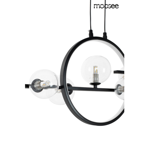 MOOSEE lampa wisząca ALURE LINE TWIN 90 czarna