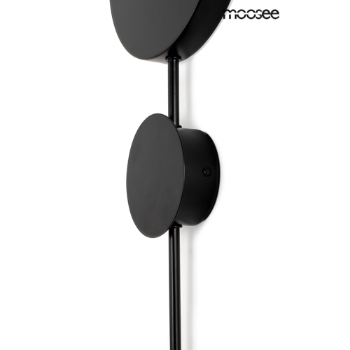 MOOSEE lampa ścienna SHADOW 2 czarna