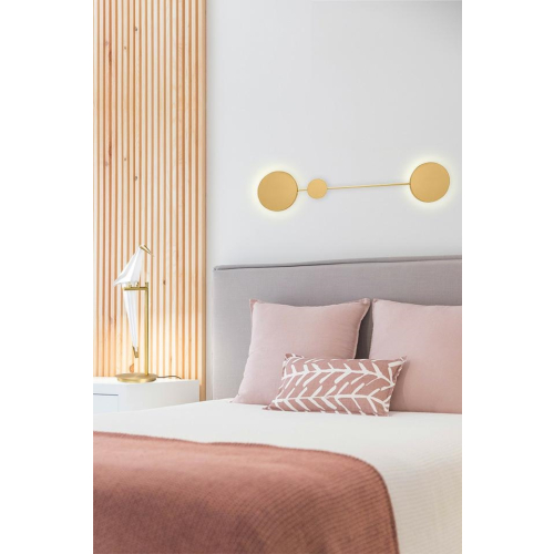 MOOSEE lampa ścienna SHADOW 2 złota
