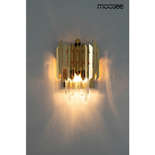 MOOSEE lampa ścienna MAJESTIC złota