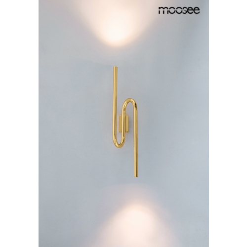 MOOSEE lampa ścienna MACAROON złota