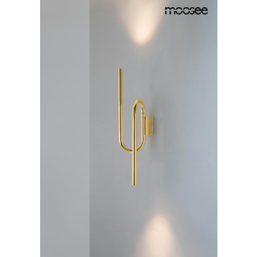 MOOSEE lampa ścienna MACAROON złota