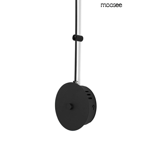 MOOSEE lampa ścienna FLAT 3 czarna