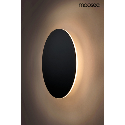 MOOSEE lampa ścienna SHADOW SUN 25 czarna