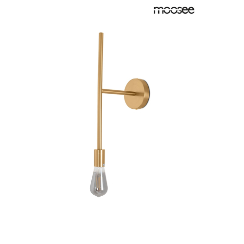 MOOSEE lampa ścienna RIVA złota