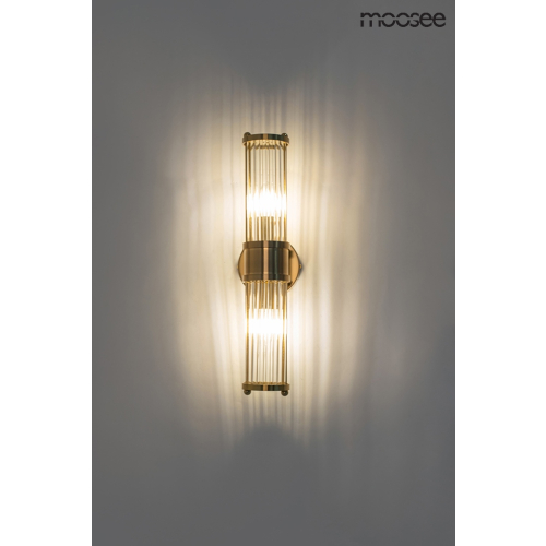 MOOSEE lampa ścienna PILAR TWIN złota