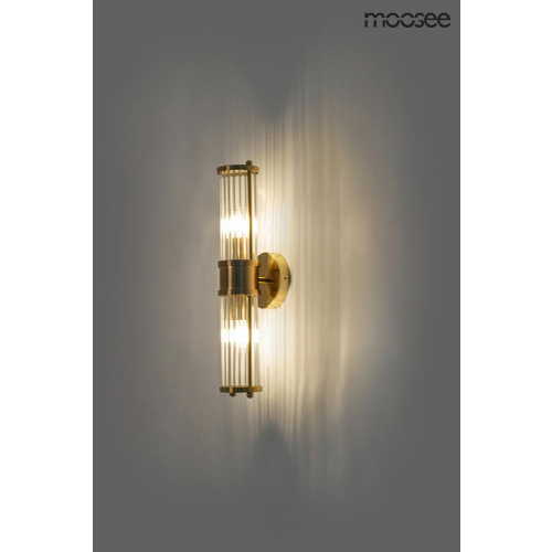 MOOSEE lampa ścienna PILAR TWIN złota