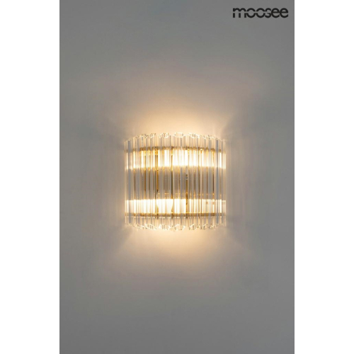 MOOSEE lampa ścienna PALACE złota