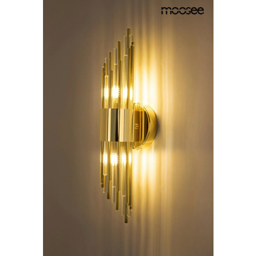 MOOSEE lampa ścienna AMADEO złota