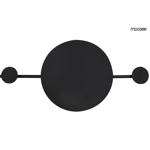 MOOSEE lampa ścienna SHADOW HANG z wieszakiem czarna