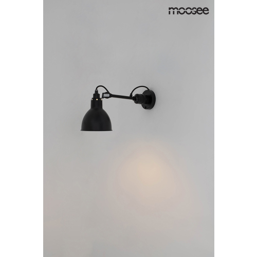 MOOSEE lampa ścienna FRANK czarna