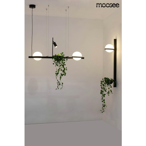 MOOSEE lampa ścienna PLANT WALL czarna