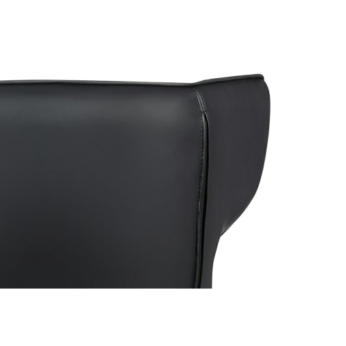 Fotel obrotowy VITA VELVET czarny PU