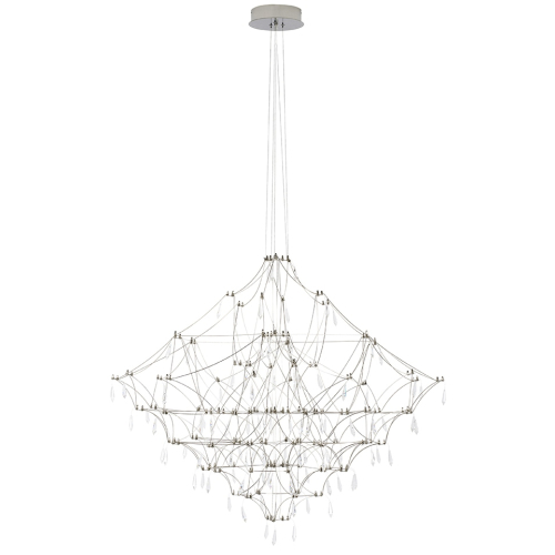 MOOSEE lampa wisząca CONSTELATION 77 -    LED, stal szczotkowana