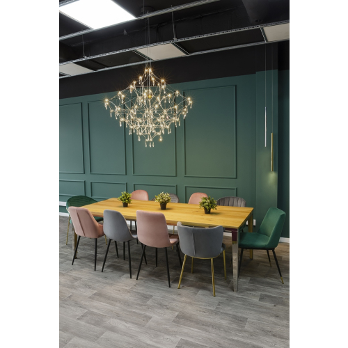 MOOSEE lampa wisząca CONSTELATION 77      GOLD - LED, stal szczotkowana