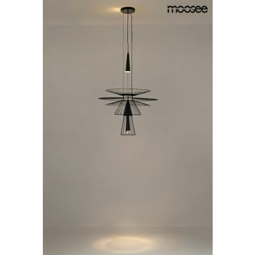 MOOSEE lampa wisząca SESTO czarna