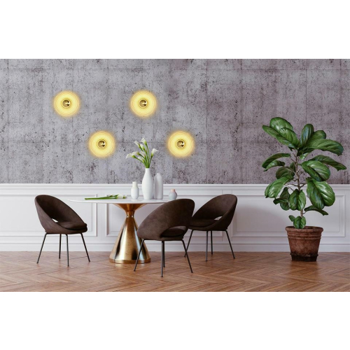 MOOSEE lampa ścienna ONDA złota