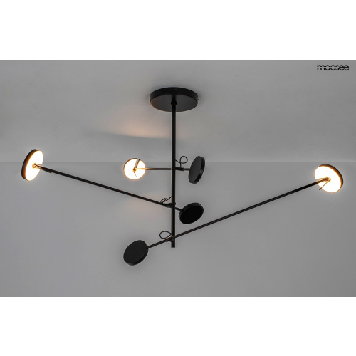MOOSEE lampa wisząca BOBBIE 3 czarna
