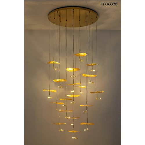 MOOSEE lampa wisząca LEAFS DISC złota
