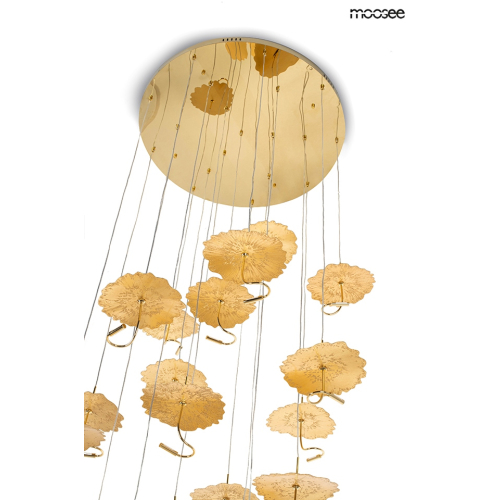 MOOSEE lampa wisząca LEAFS DISC złota