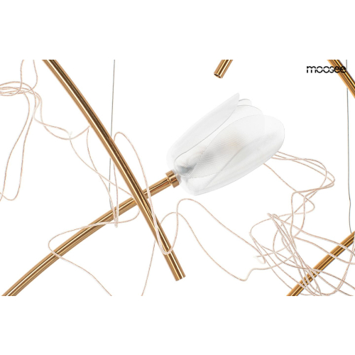 MOOSEE lampa wisząca TULIPPE 7 DISC złota