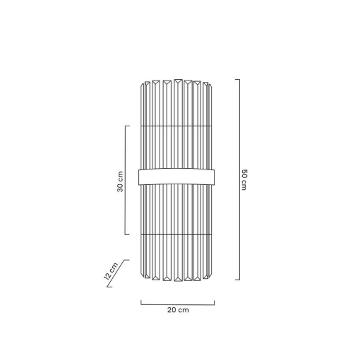 MOOSEE lampa ścienna MILAGRO złota