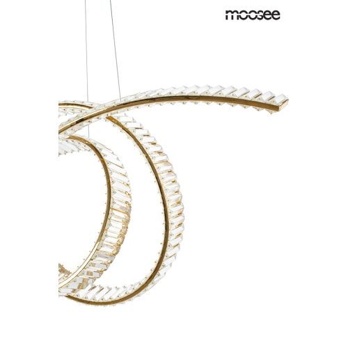 MOOSEE lampa wisząca WAVE 120 złota