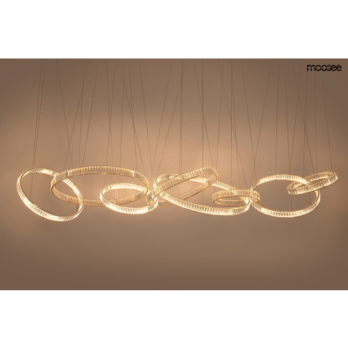 MOOSEE lampa wisząca LIBERTY LINE 8 złota