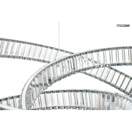 MOOSEE lampa wisząca WAVE 80 chrom