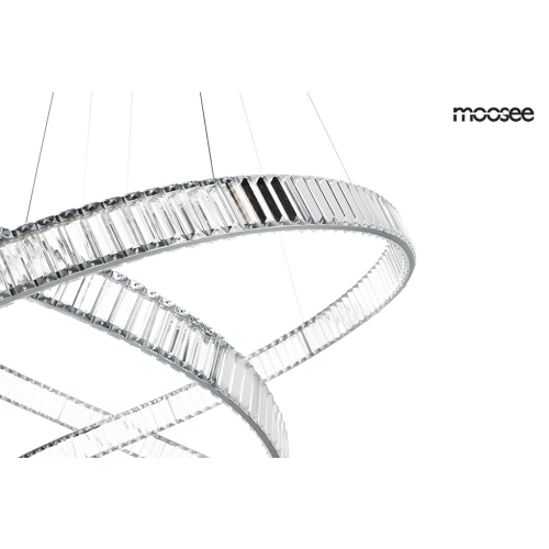 MOOSEE lampa wisząca WAVE 130 chrom