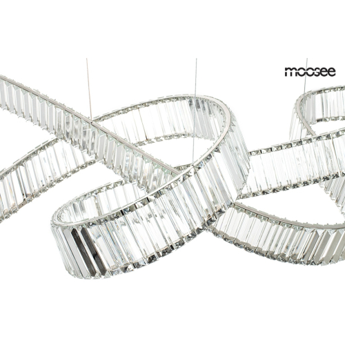 MOOSEE lampa wisząca WAVE 160B chrom