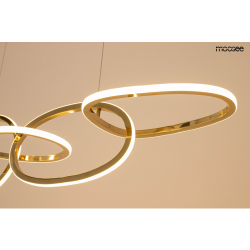 MOOSEE lampa wisząca JAZZ 5 złota