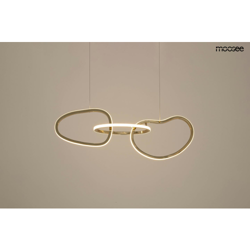 MOOSEE lampa wisząca JAZZ 3 złota