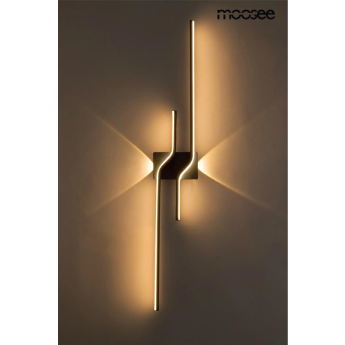 MOOSEE lampa ścienna ROCHE 100 czarna