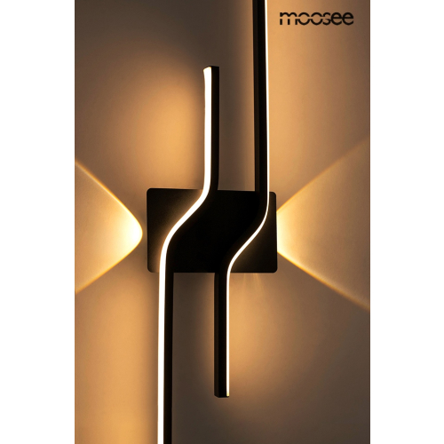 MOOSEE lampa ścienna ROCHE 100 czarna