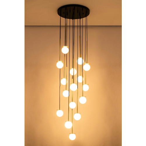 MOOSEE lampa wisząca CANNON DISC 16       złota